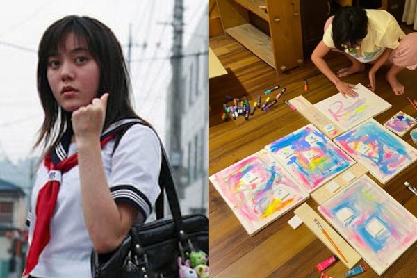 頭文字D 鈴木杏轉型:短髮中性打扮,告別甜美形象,首度在東京個展展出繪畫作品