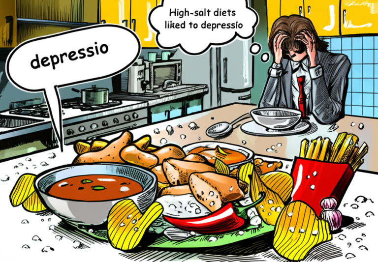 高鹽飲食或引發憂鬱症 研究揭示驚人關聯