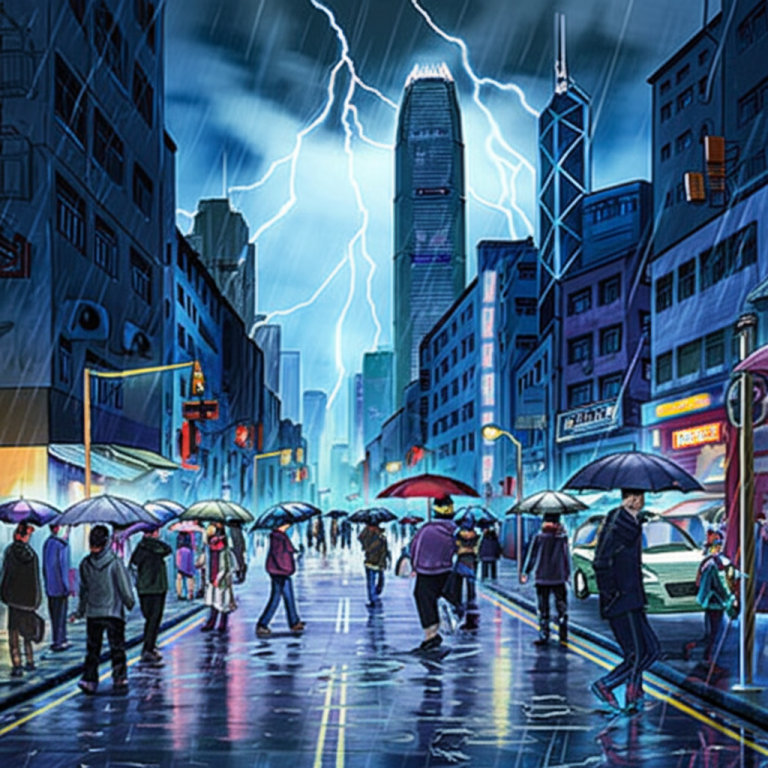 香港未來三日潮濕多驟雨 週六天氣轉不穩定