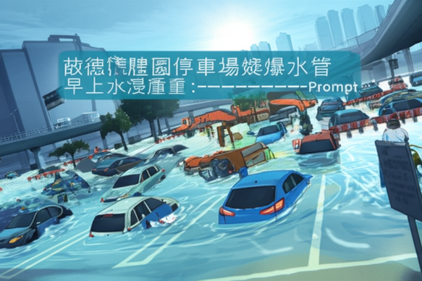 「啟德體育園停車場疑爆水管 早上水浸嚴重」