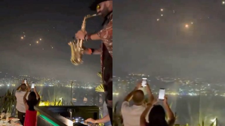 以國遇襲！黎巴嫩民眾慶祝？爭拍飛彈、花生引議